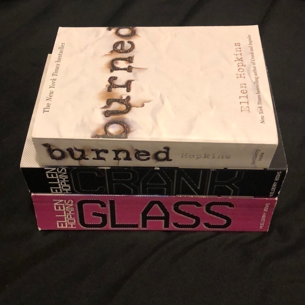 Ellen Hopkins Set of 3 Books